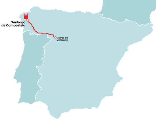 Map: Sanabrés Way