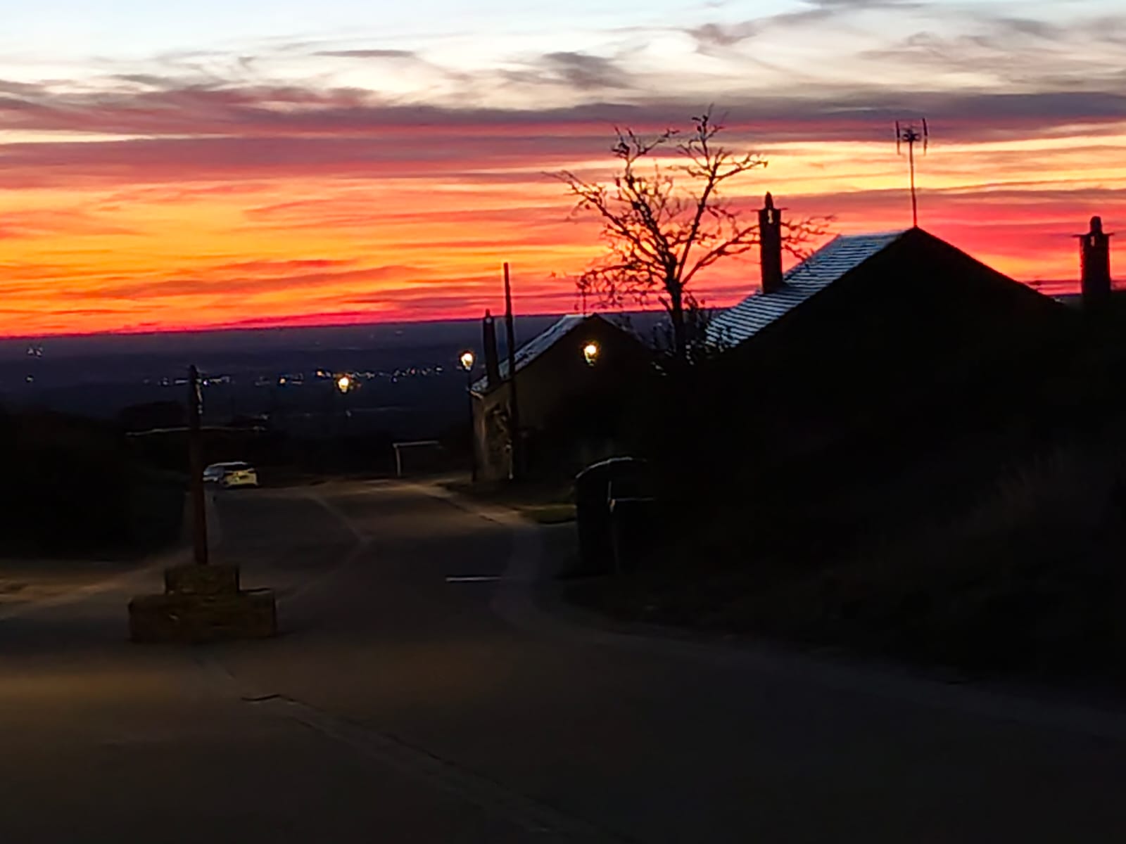 Anochecer en Foncebadón